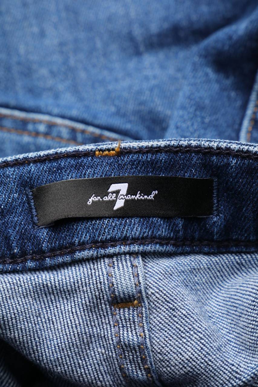 Carou 7 For All Mankind Jeans-Shorts Mit Logo-Badge