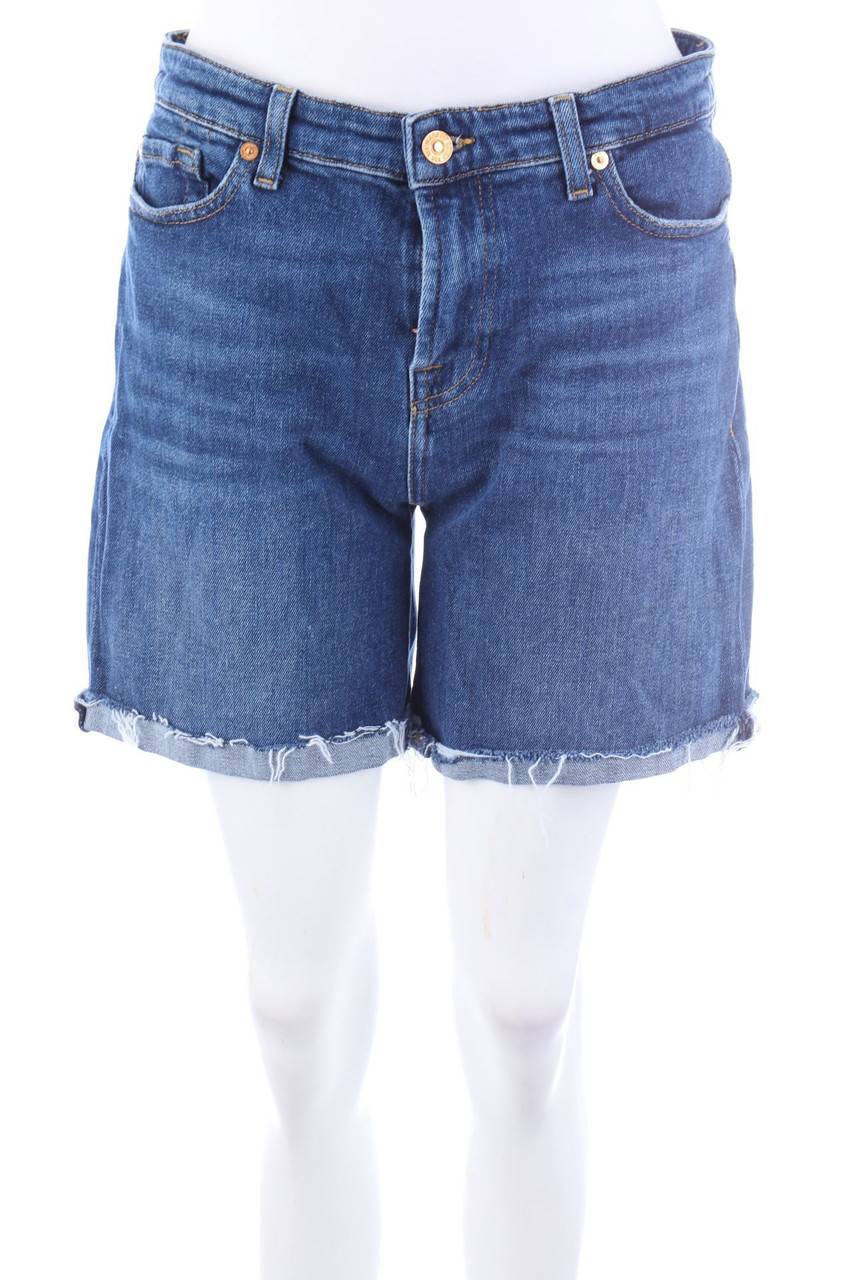 Carou 7 for all mankind Jeans-Shorts mit Logo-Badge