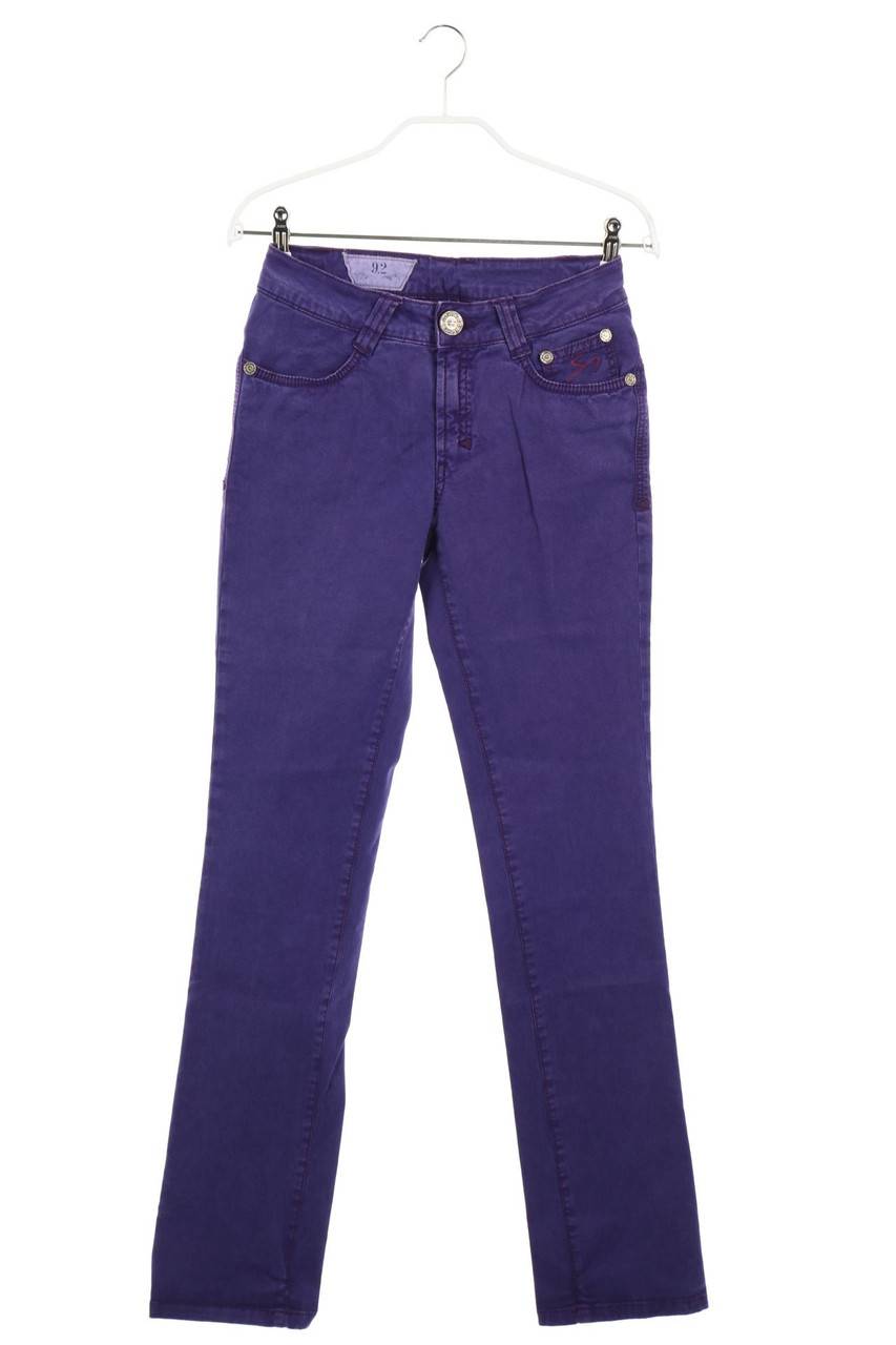 Carou 9.2 by Carlo Chionna Straight Cut Jeans mit Logo-Stickerei