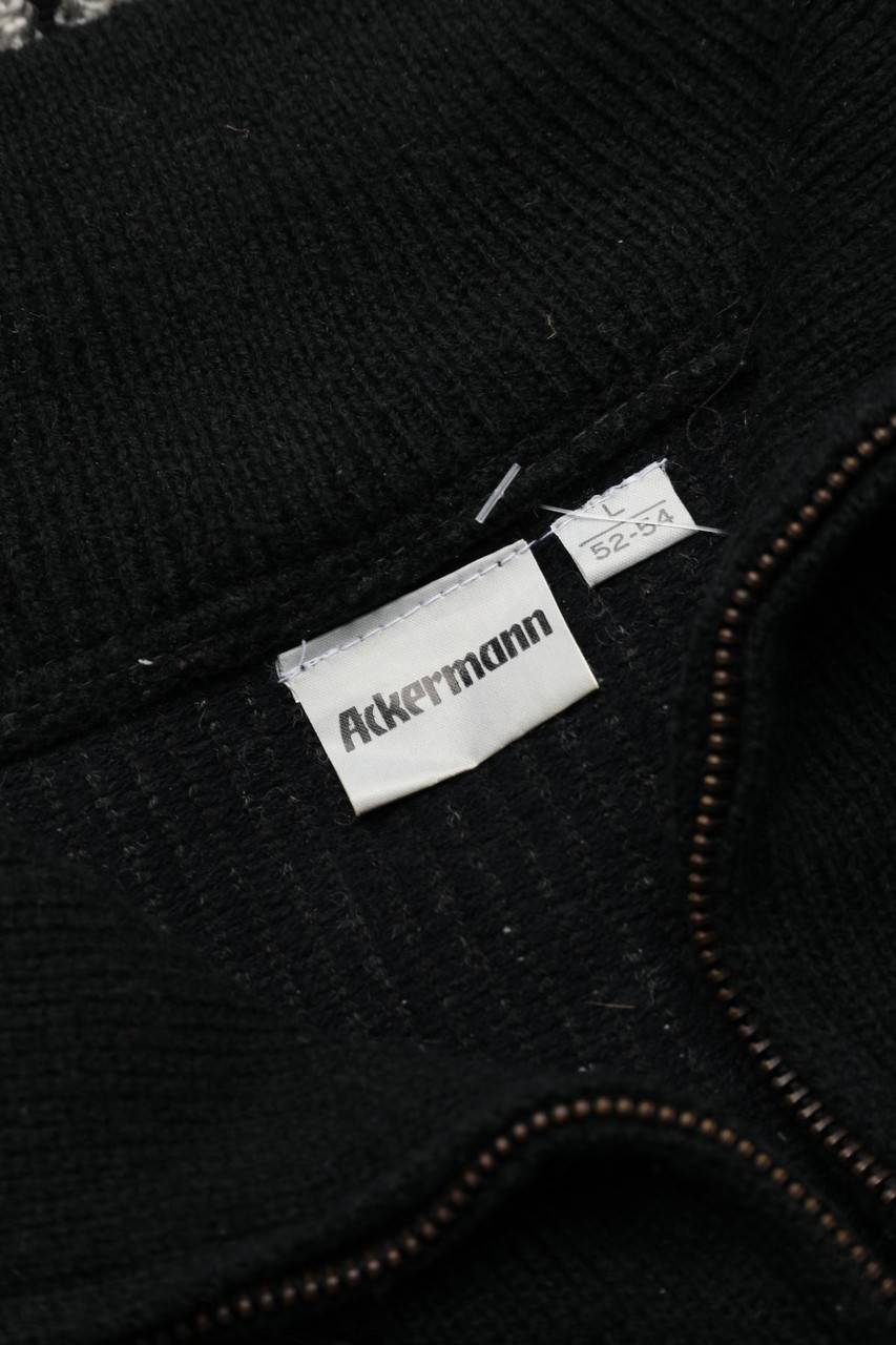Carou Ackermann Troyer-Pullover Mit Kunstleder-Details