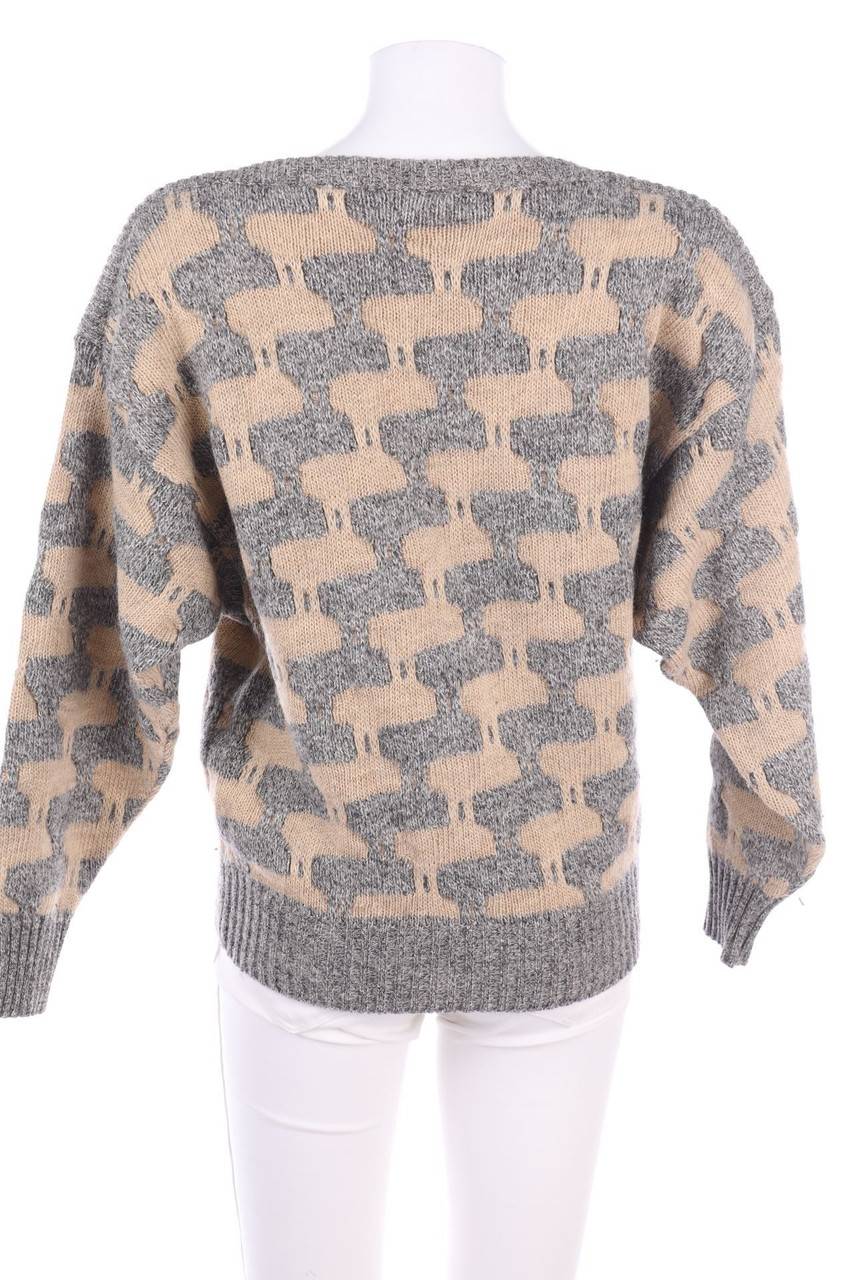 Carou Adidas Strick-Pullover Aus Woll-Mix Mit Alpaka