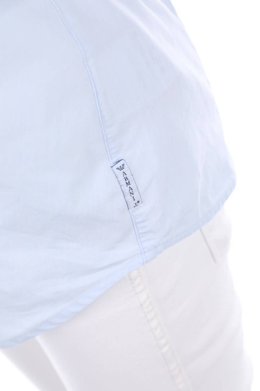 Carou AJ ARMANI JEANS Hemd-Bluse Mit Kurzem Ärmel Mit Strass-Logo