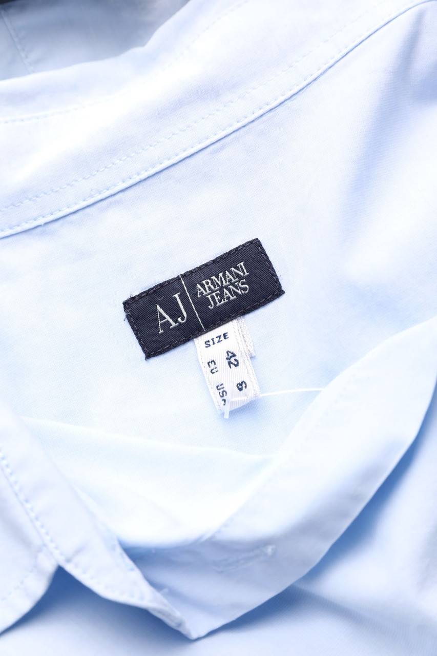 Carou AJ ARMANI JEANS Hemd-Bluse Mit Kurzem Ärmel Mit Strass-Logo