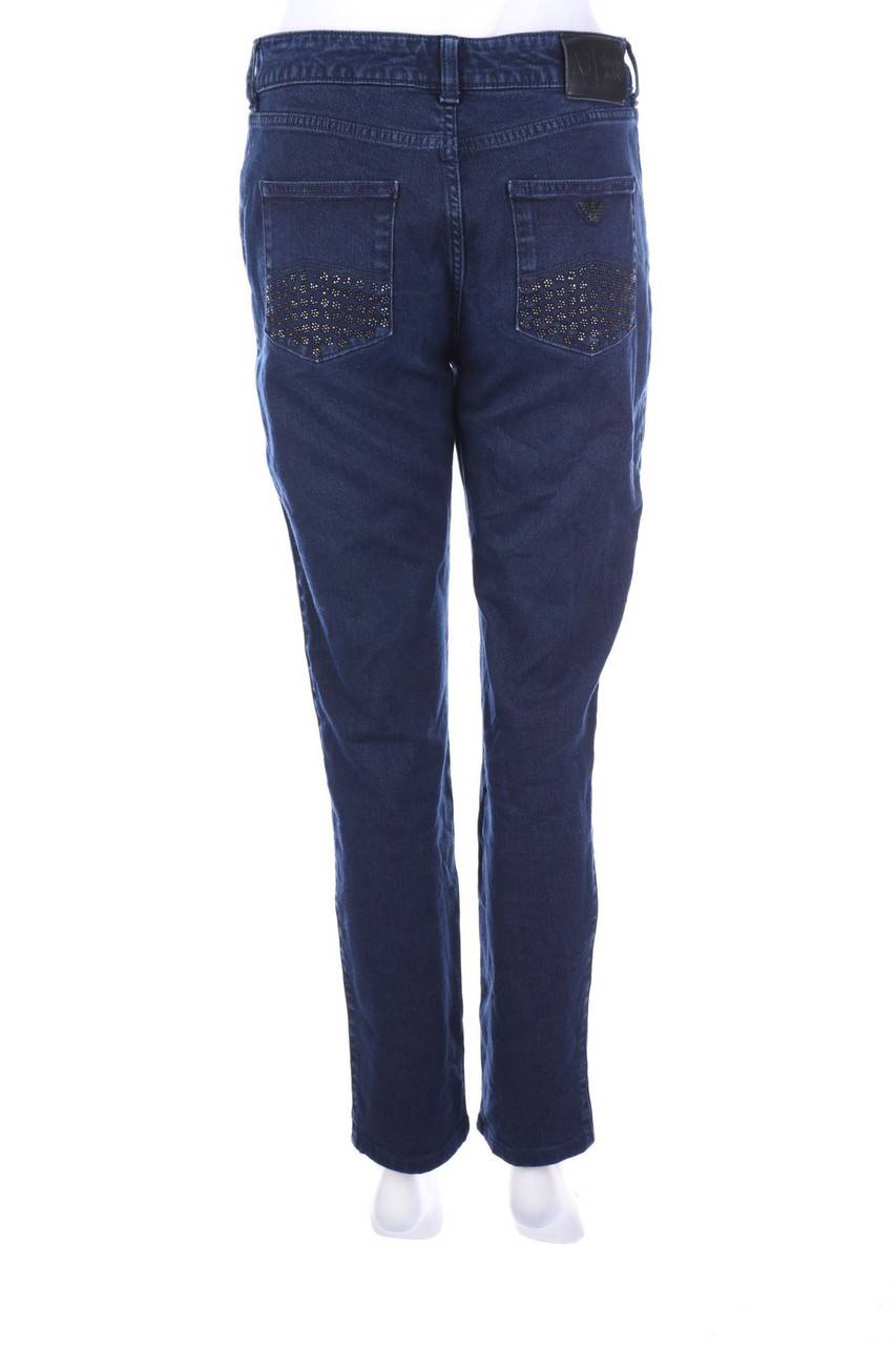 Carou AJ ARMANI JEANS Slim Jeans Mit Strass-Steinen