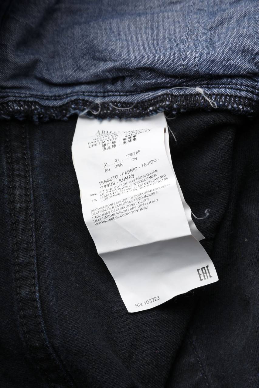 Carou AJ ARMANI JEANS Slim Jeans Mit Strass-Steinen