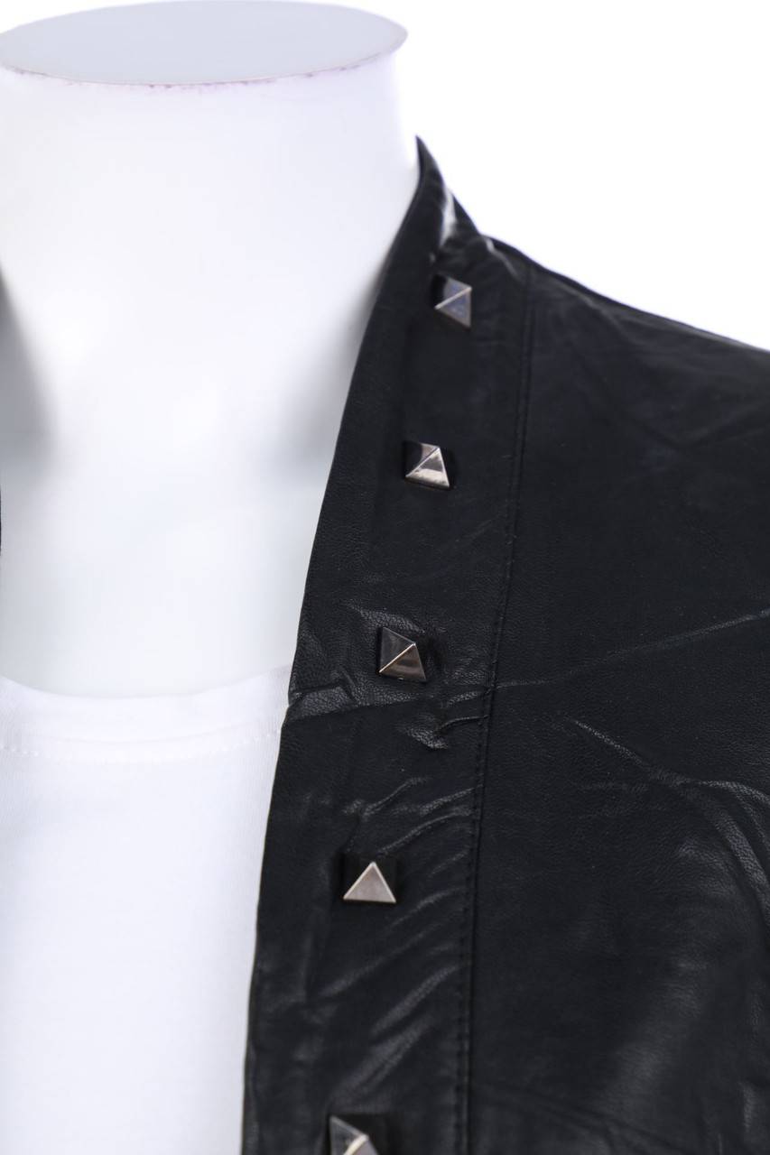 Carou ALAN RED Jacke Mit Kunstleder-Details Mit Nieten