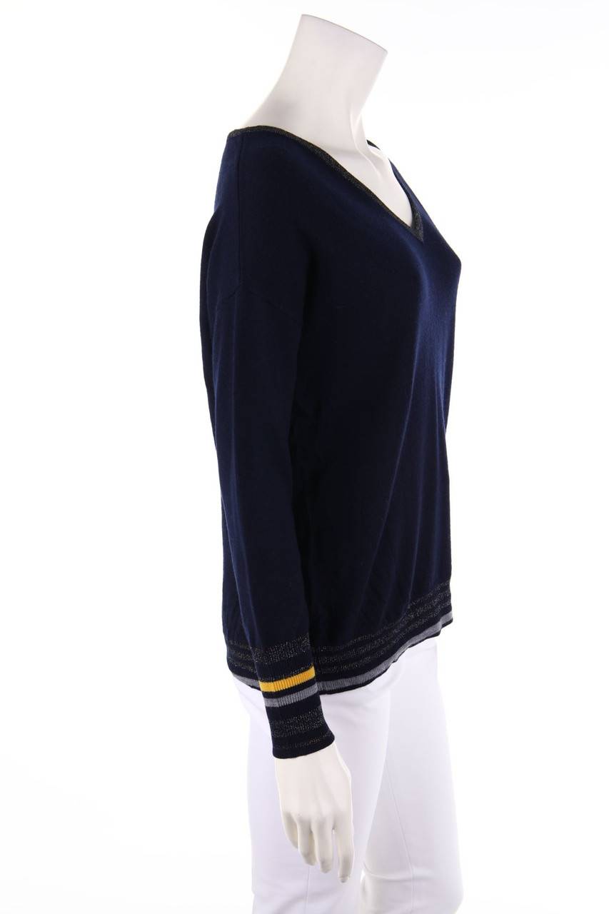Carou Alberto Bini Strick-Pullover Aus Wolle Mit Streifen