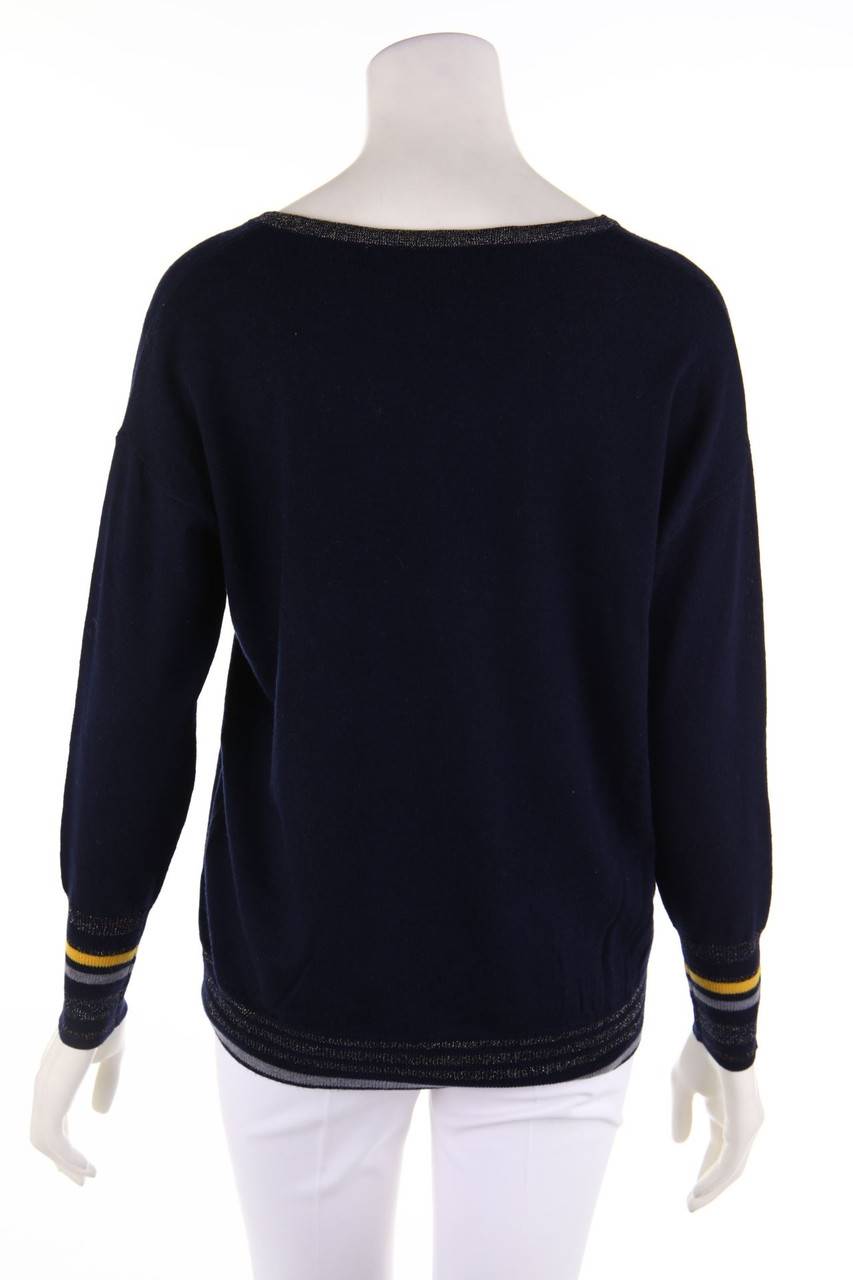 Carou Alberto Bini Strick-Pullover Aus Wolle Mit Streifen
