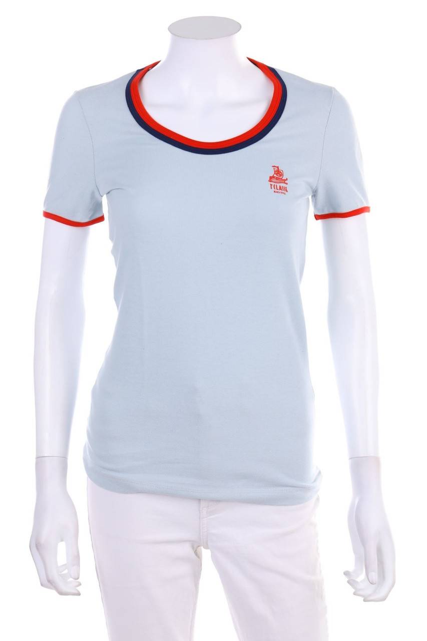 Carou Alviero Martini 1a Classe Kurzarm-Shirt mit Logo-Print