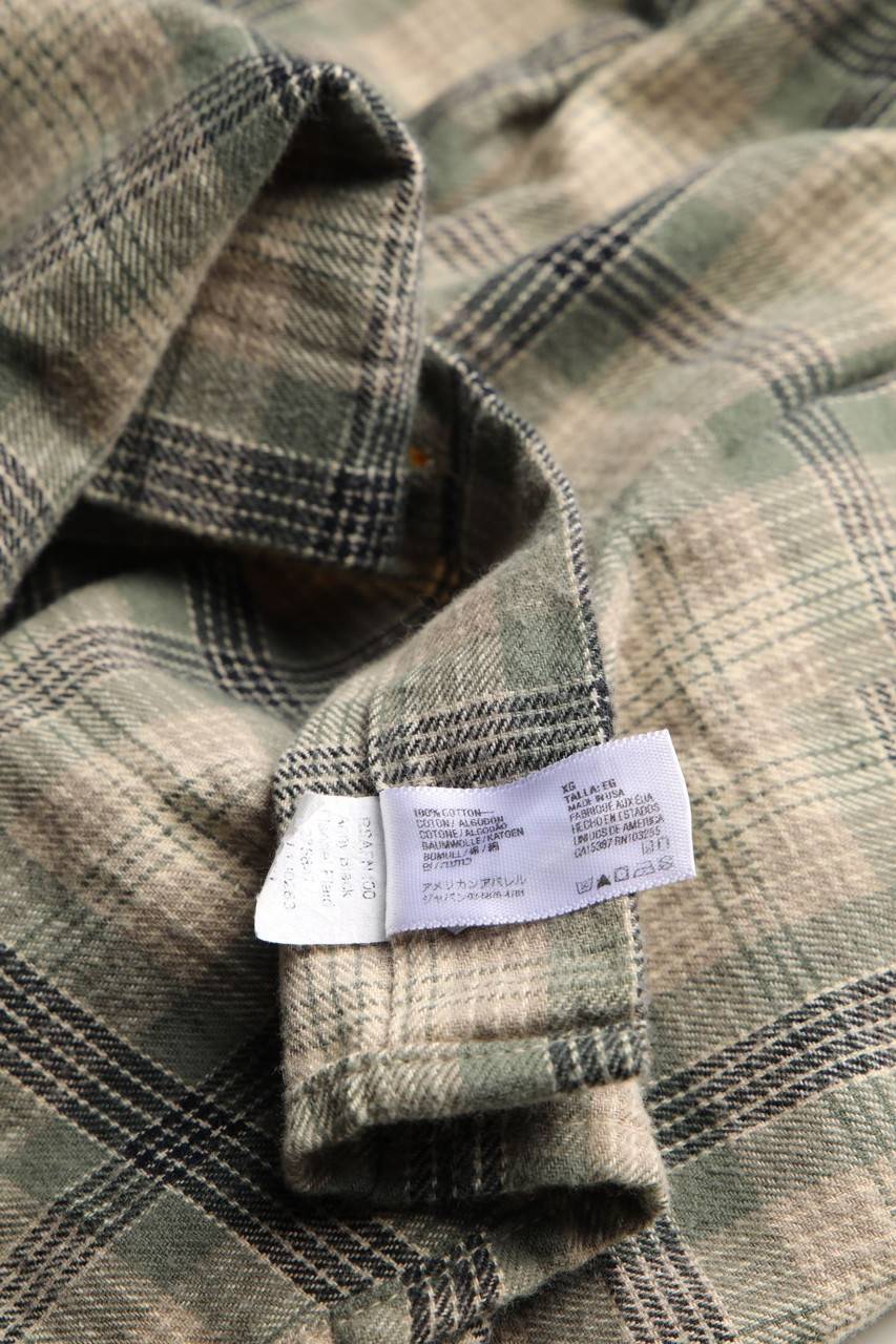 Carou American Apparel Flanell-Hemd Mit Karo-Muster