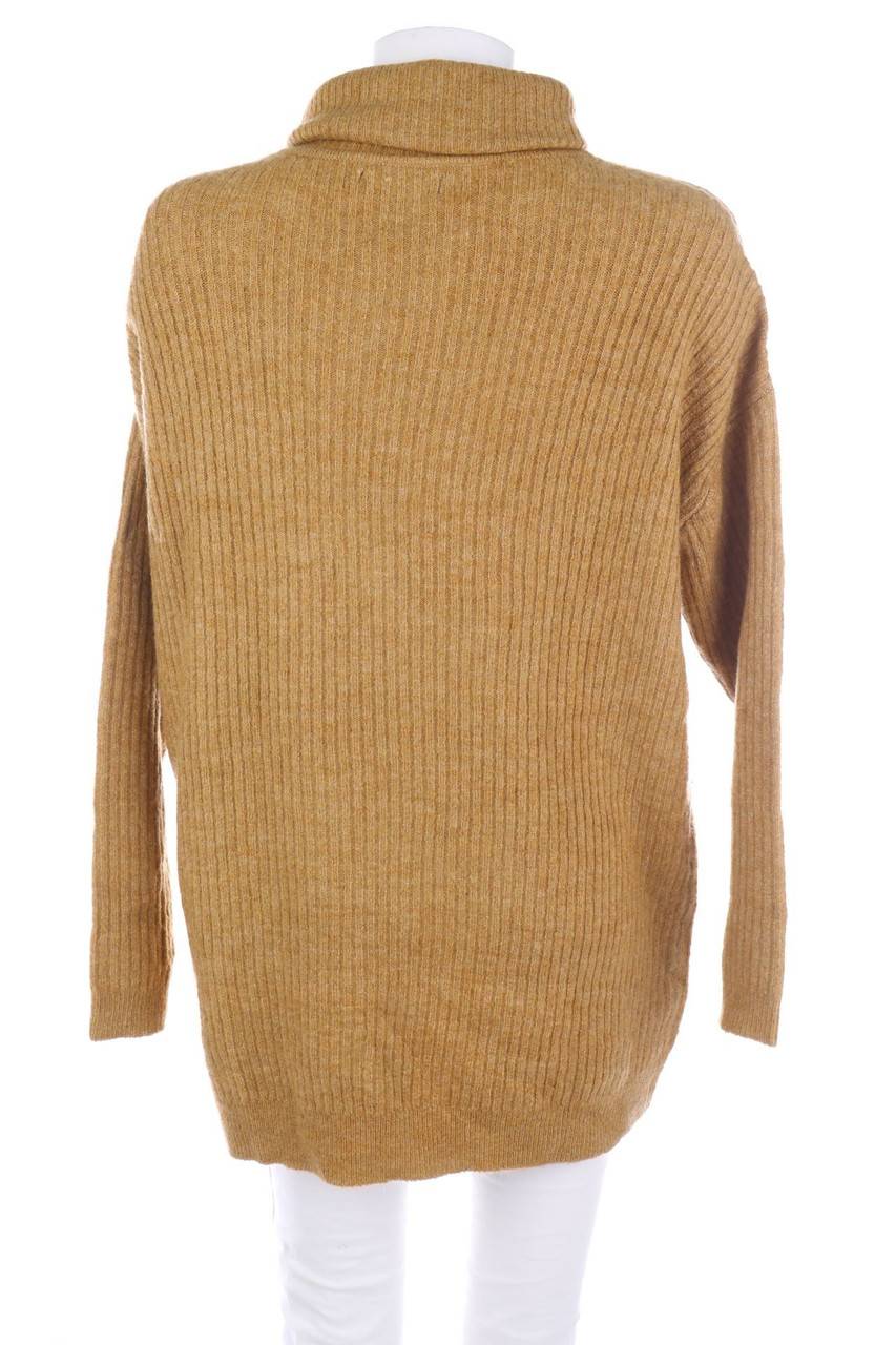 Carou AMISU Oversize-Strick-Pullover Mit Rollkragen