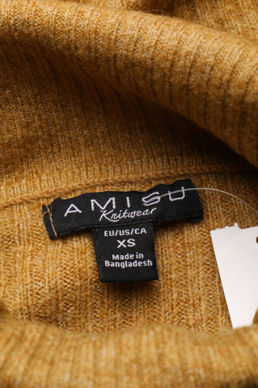 Carou AMISU Oversize-Strick-Pullover Mit Rollkragen