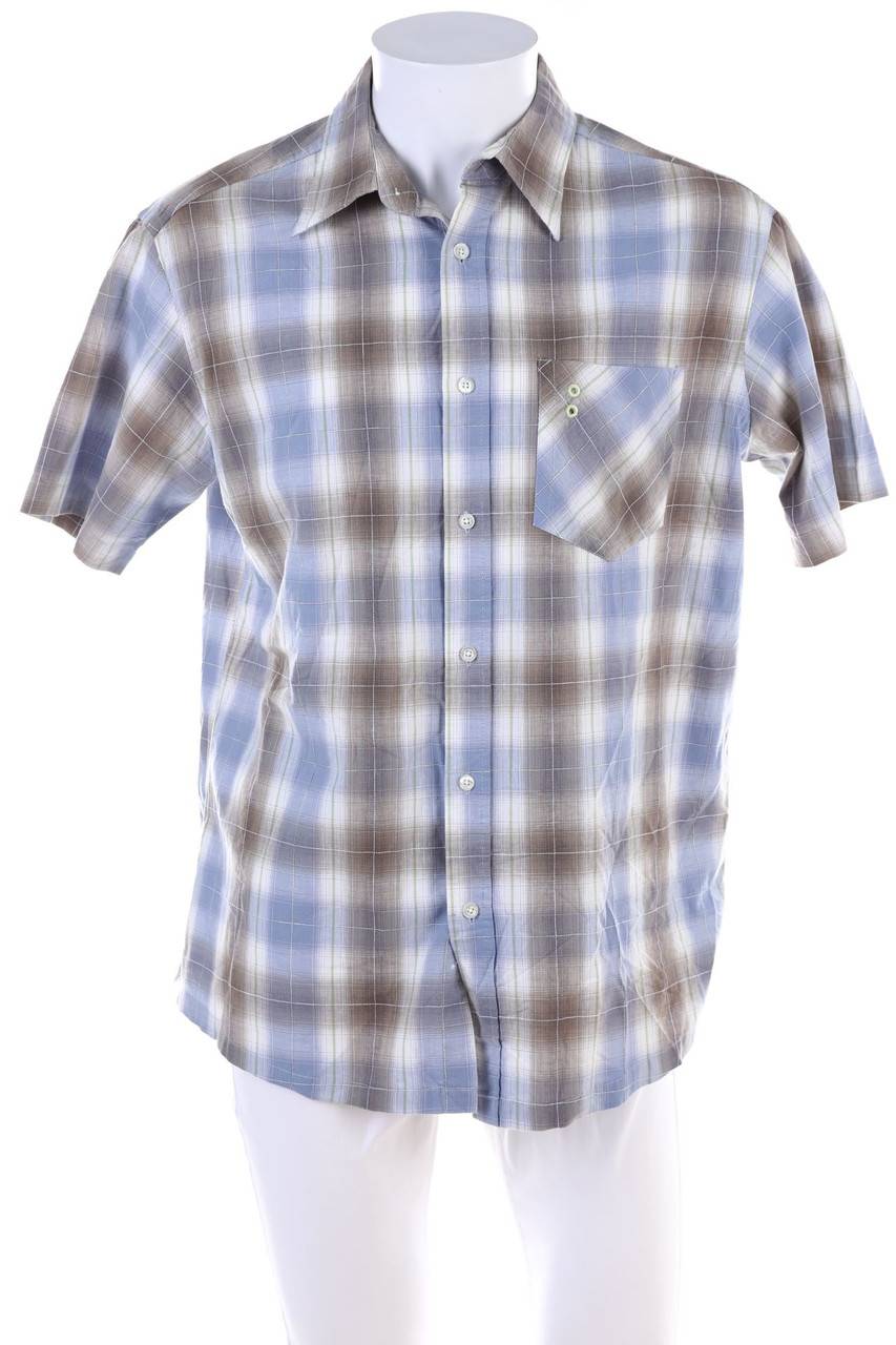Carou Angelo Litrico C&A Kurzarm-Hemd mit Karo-Muster