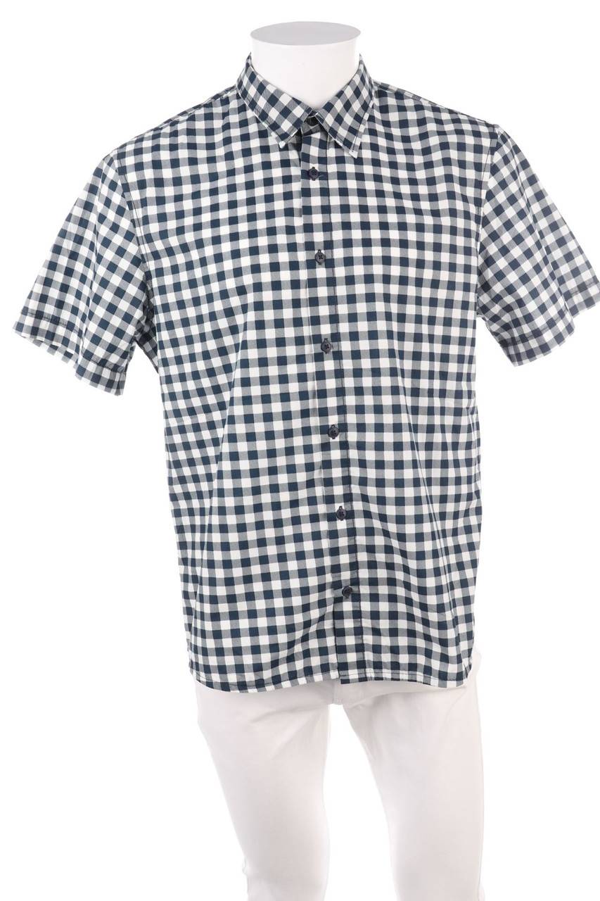 Carou Angelo Litrico C&A Kurzarm-Hemd mit Karo-Muster