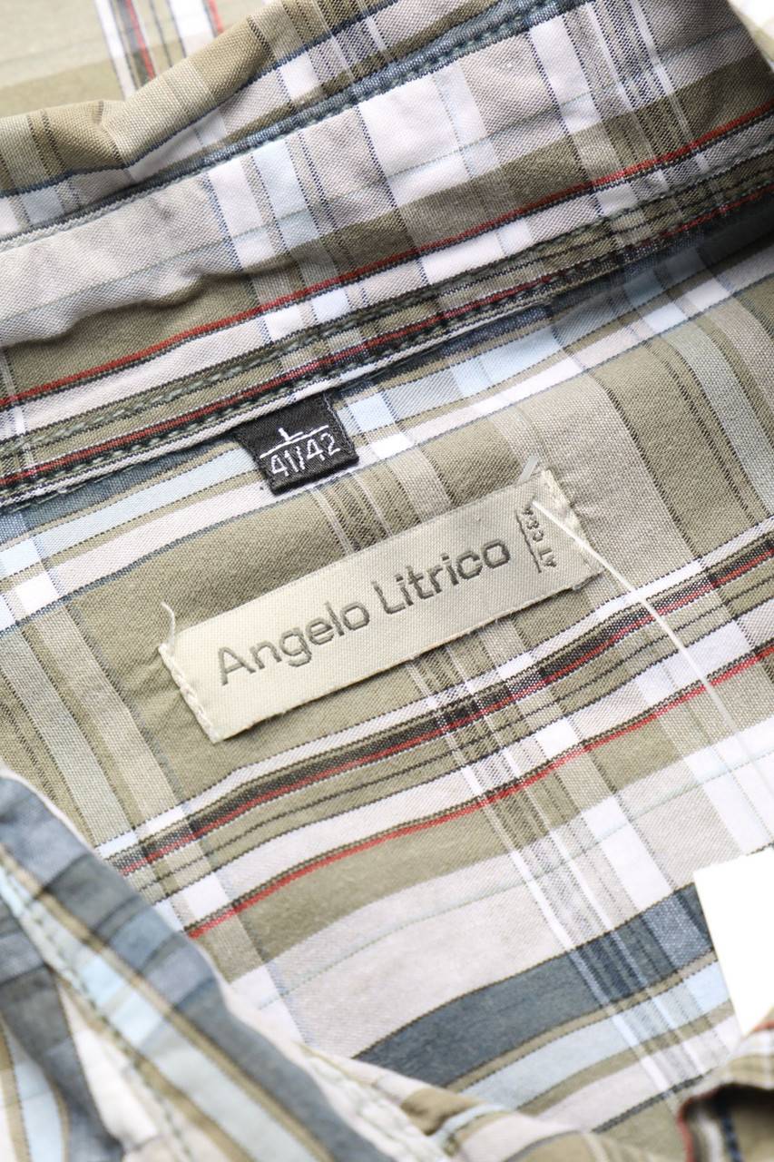 Carou Angelo Litrico C&A Tartan-Kurzarm-Hemd Mit Schulter-Riegeln