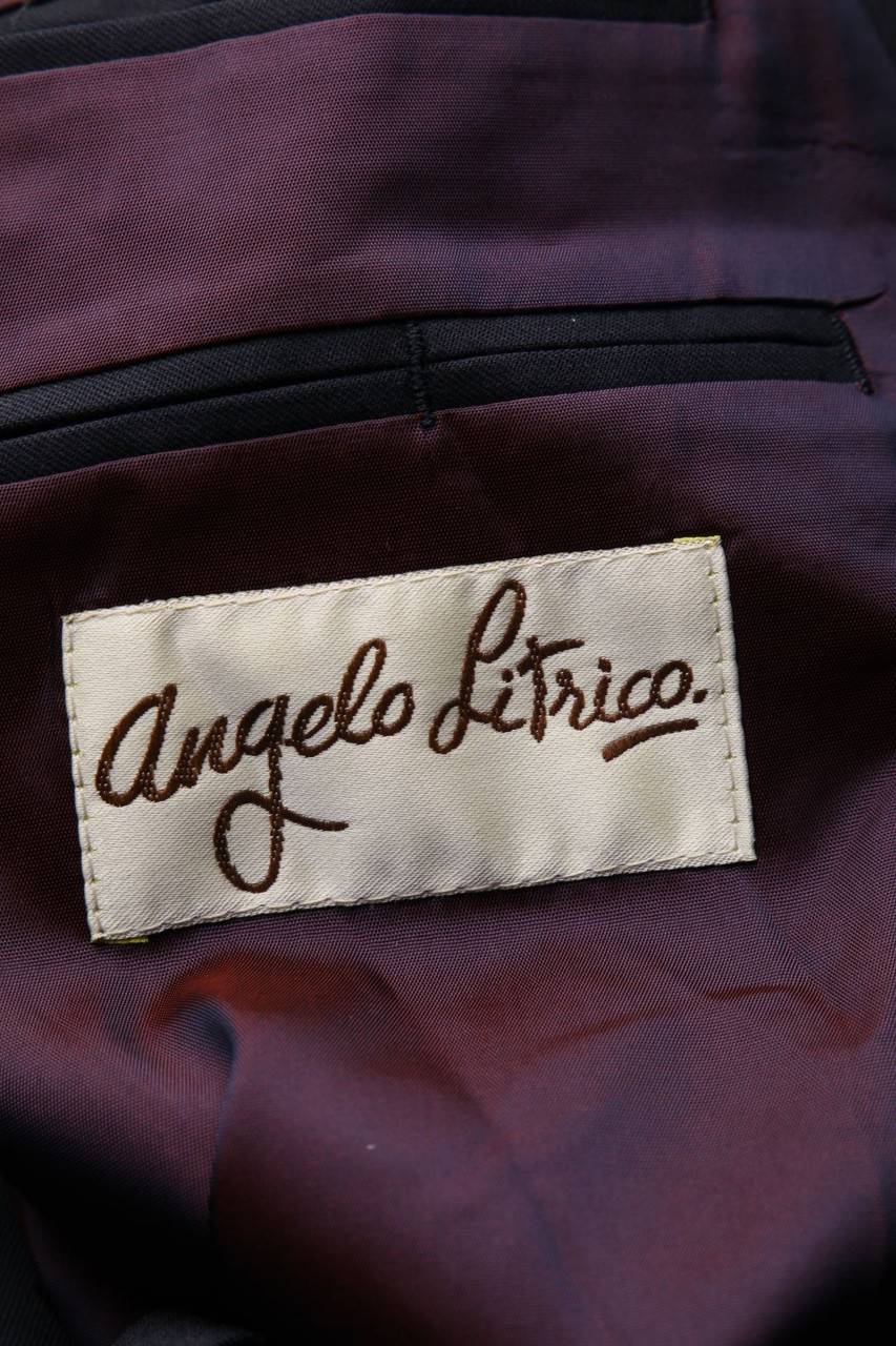 Carou Angelo Litrico C&A Vintage-Zweireiher-Sakko Aus Schurwolle