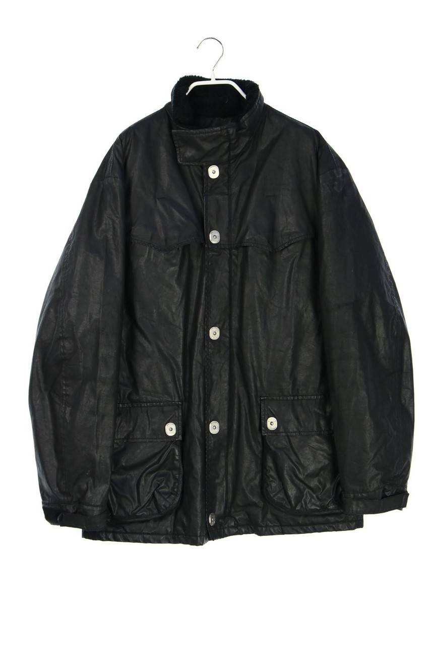 Carou ARMANI JEANS Coated-Jacke mit Faux Fur-Kragen