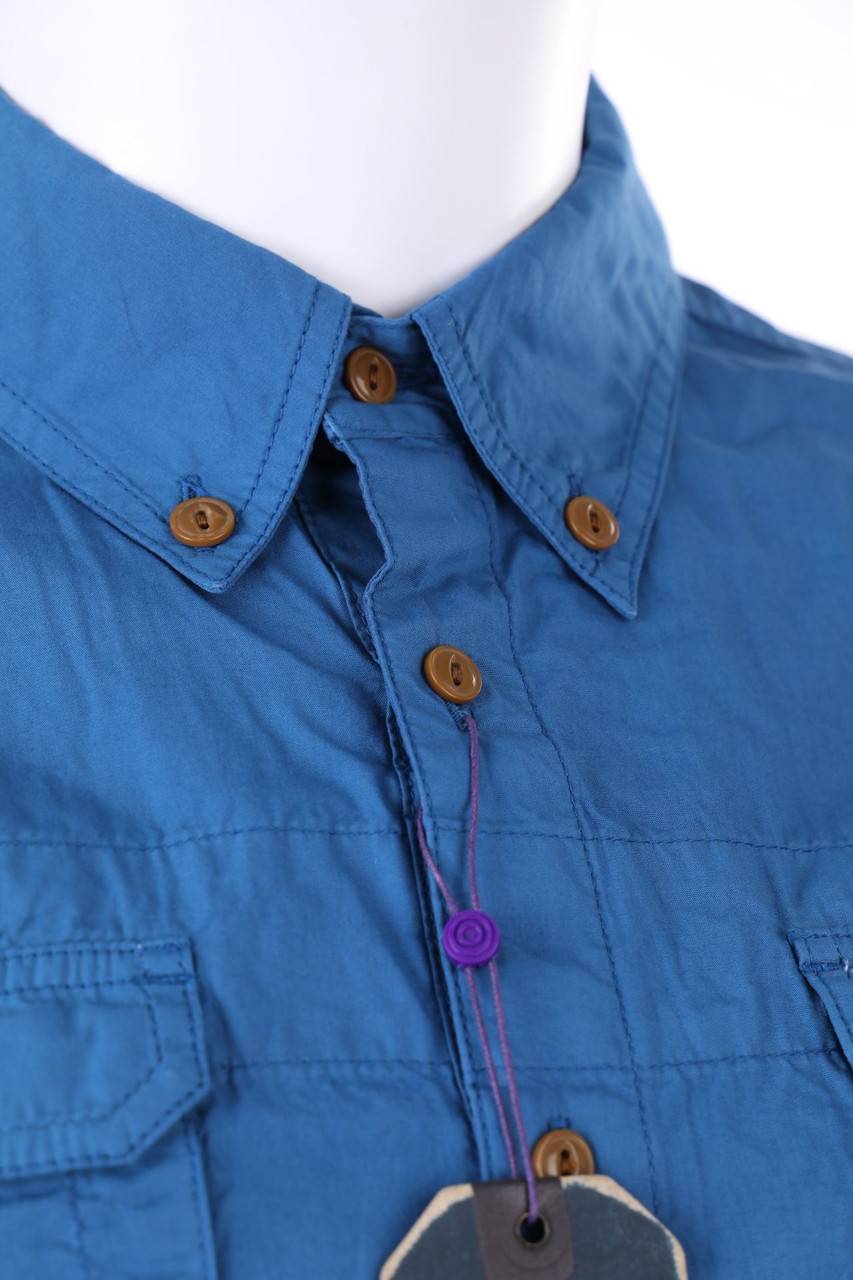 Carou ARQUEONAUTAS Button-down-Hemd Mit Krempel-Ärmeln