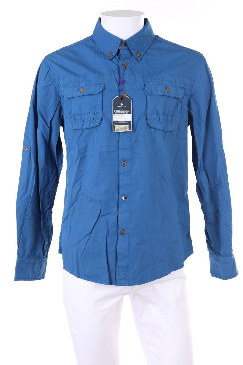 Carou ARQUEONAUTAS Button-down-Hemd mit Krempel-Ärmeln