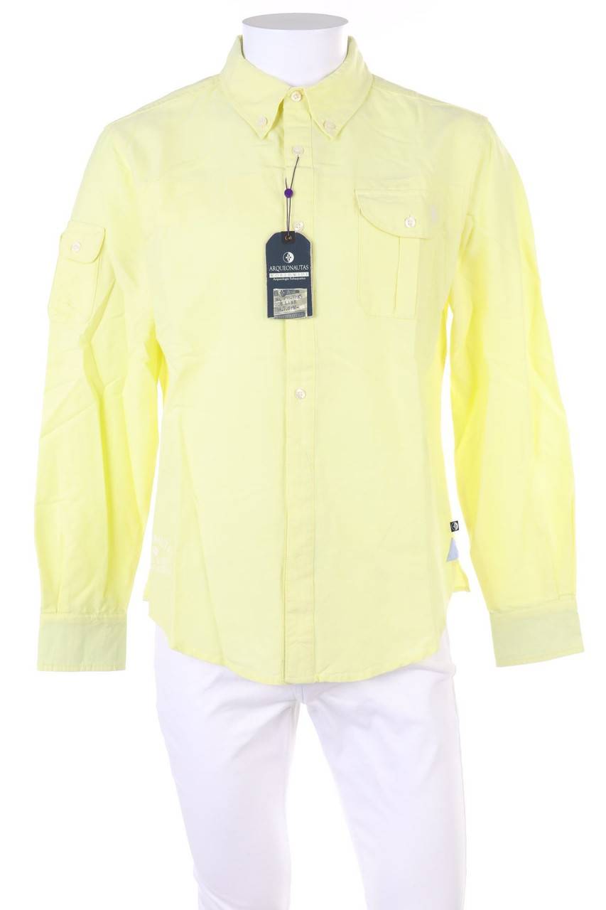 Carou ARQUEONAUTAS Button-down-Hemd mit Logo-Stickerei