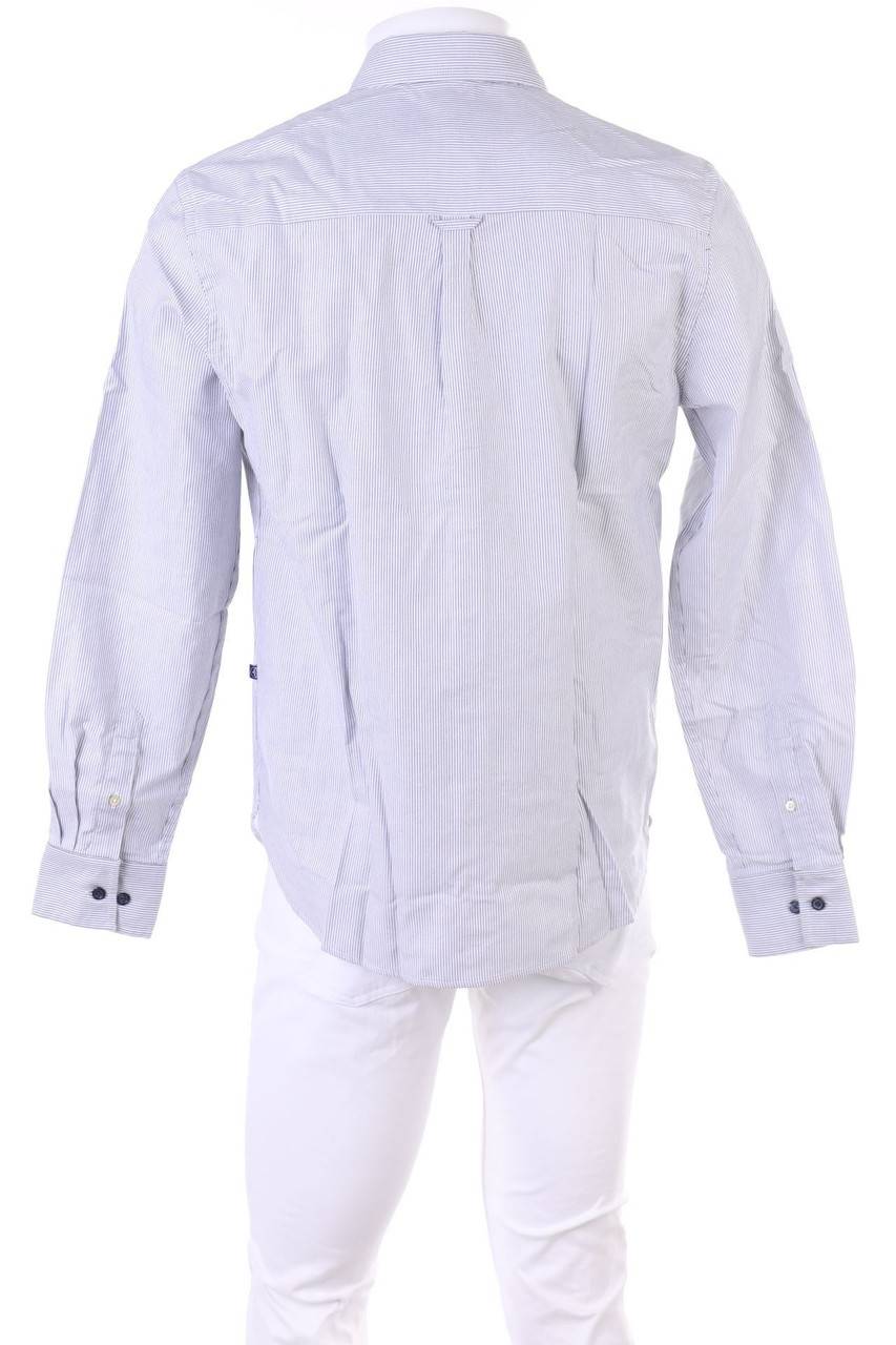 Carou ARQUEONAUTAS Gestreiftes Button-down-Hemd Mit Logo-Stickerei