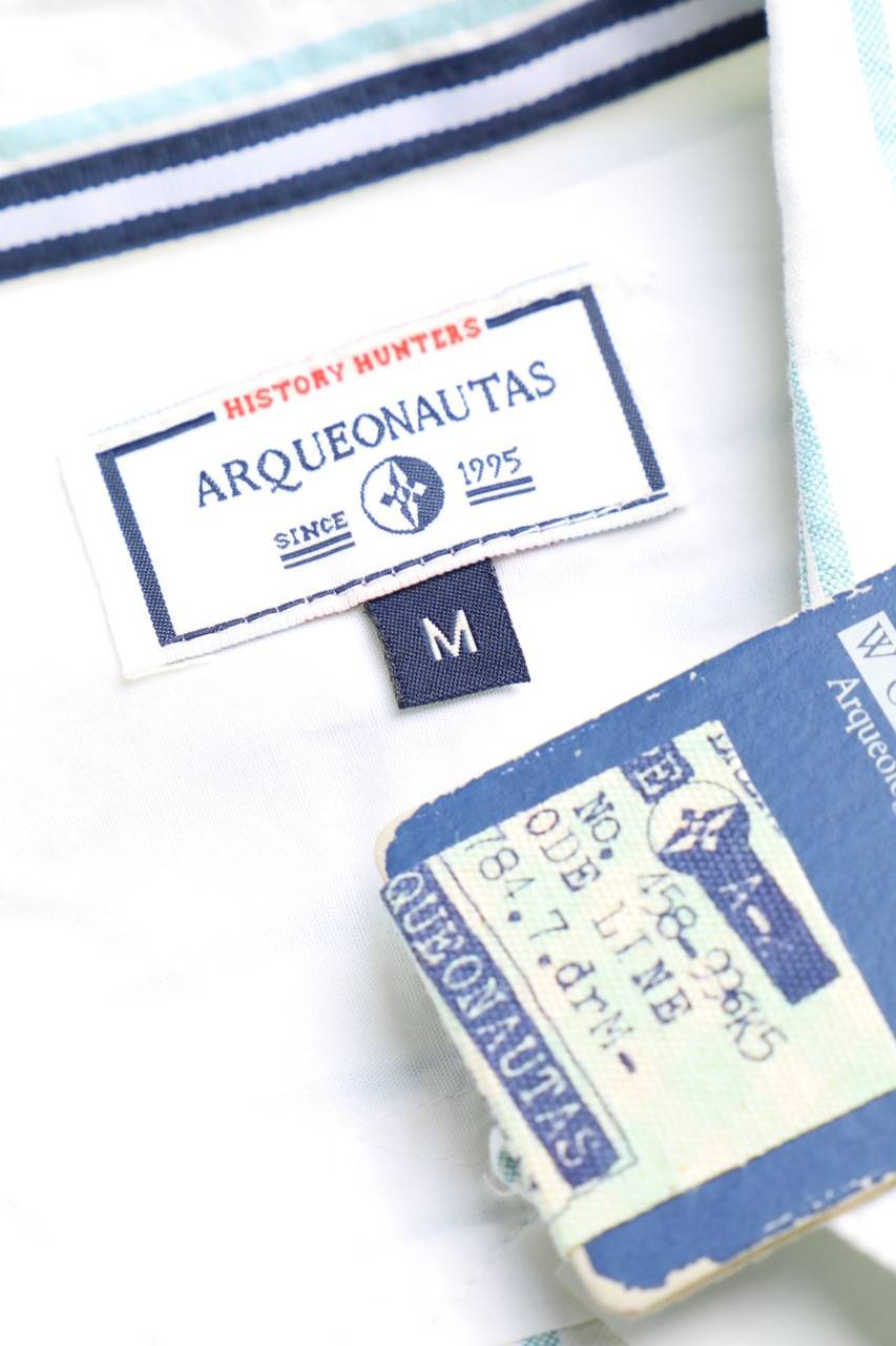 Carou ARQUEONAUTAS Gestreiftes Hemd Mit Logo-Stickerei