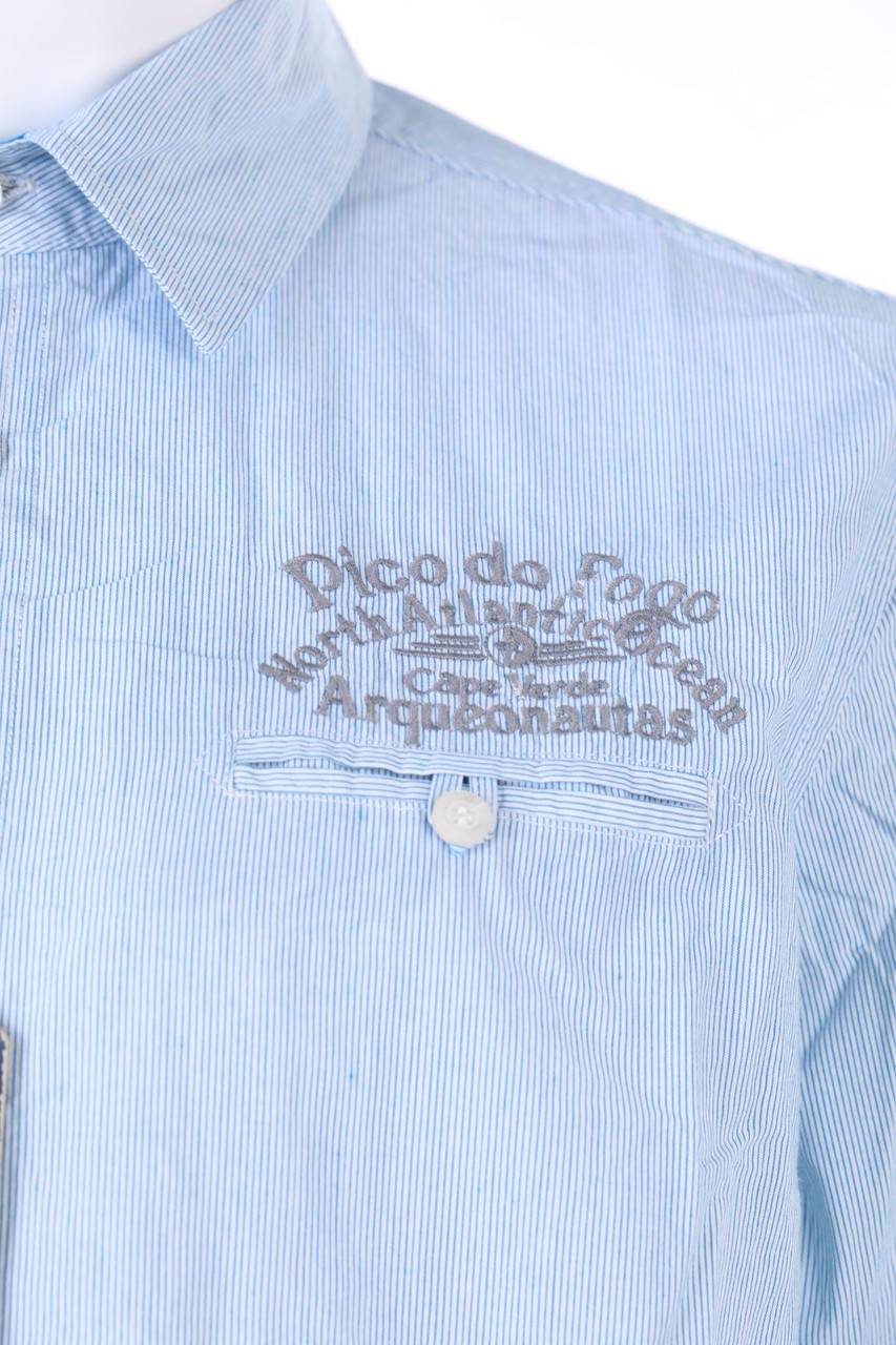 Carou ARQUEONAUTAS Gestreiftes Hemd Mit Logo-Stickerei