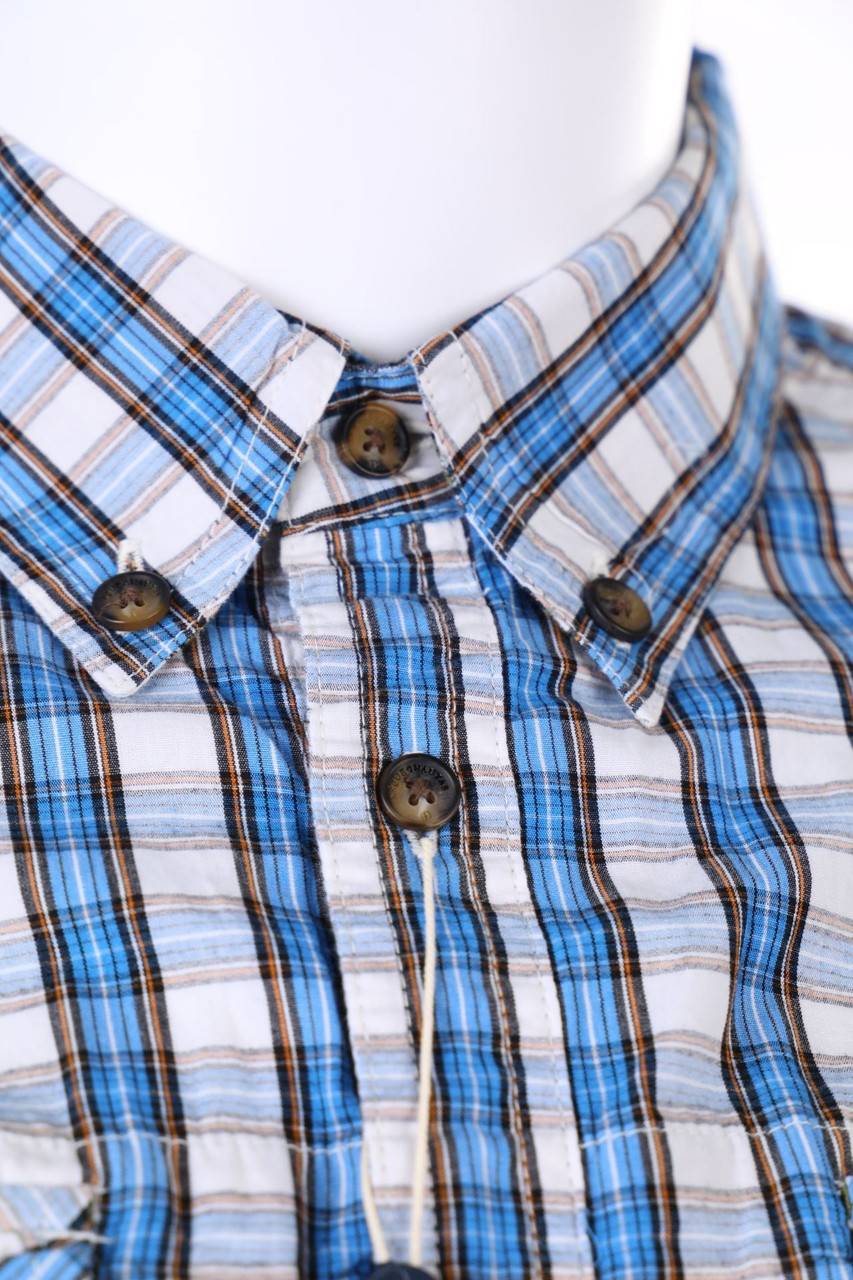 Carou ARQUEONAUTAS Kariertes Button-down-Hemd Mit Logo-Patch