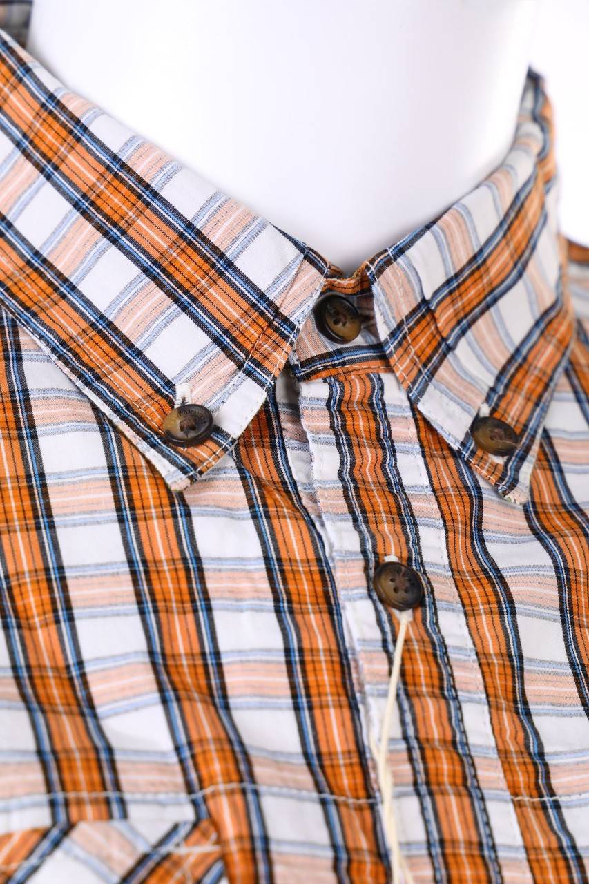 Carou ARQUEONAUTAS Kariertes Button-down-Hemd Mit Logo-Patch