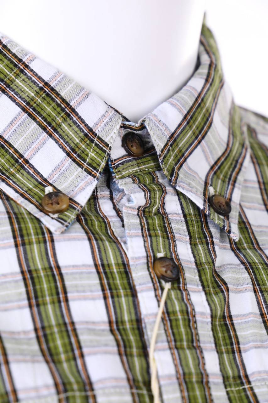Carou ARQUEONAUTAS Kariertes Button-down-Hemd Mit Logo-Patch