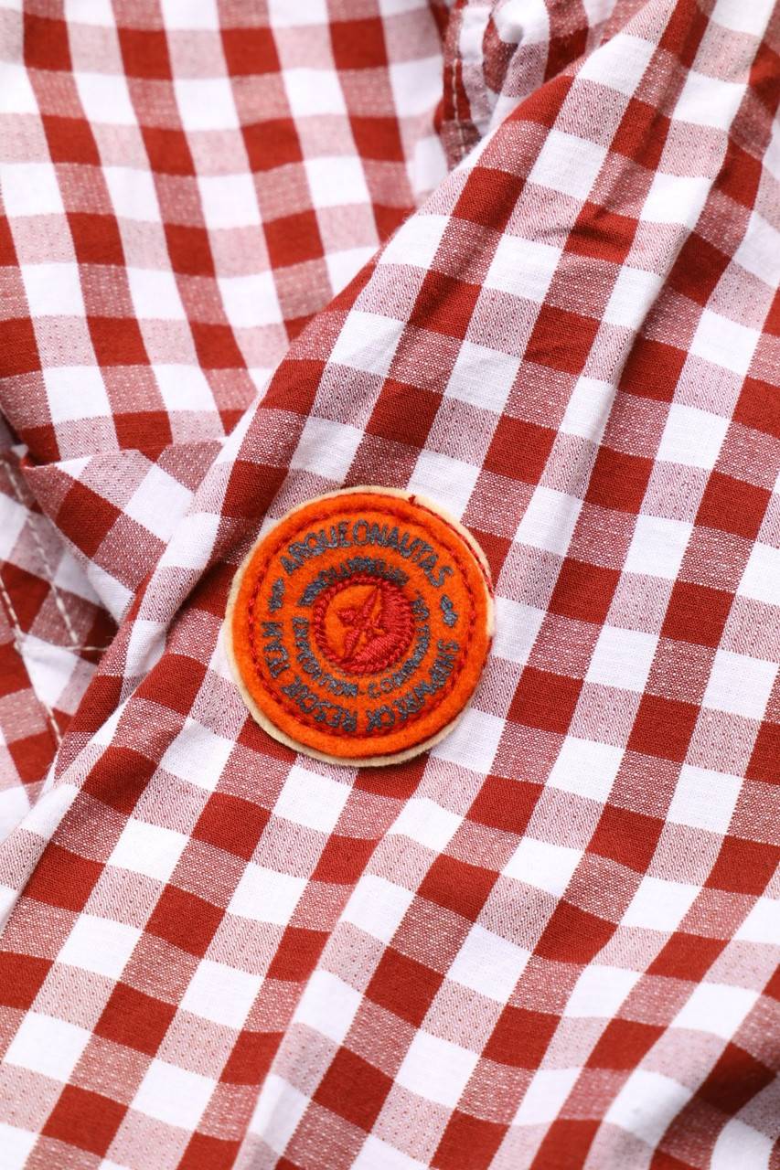 Carou ARQUEONAUTAS Kariertes Hemd Mit Logo-Plakette