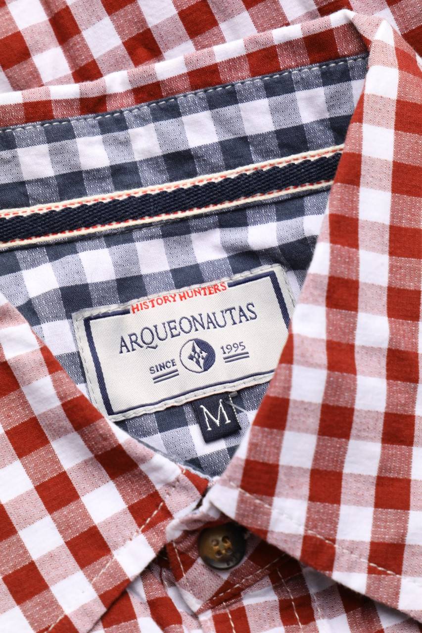 Carou ARQUEONAUTAS Kariertes Hemd Mit Logo-Plakette