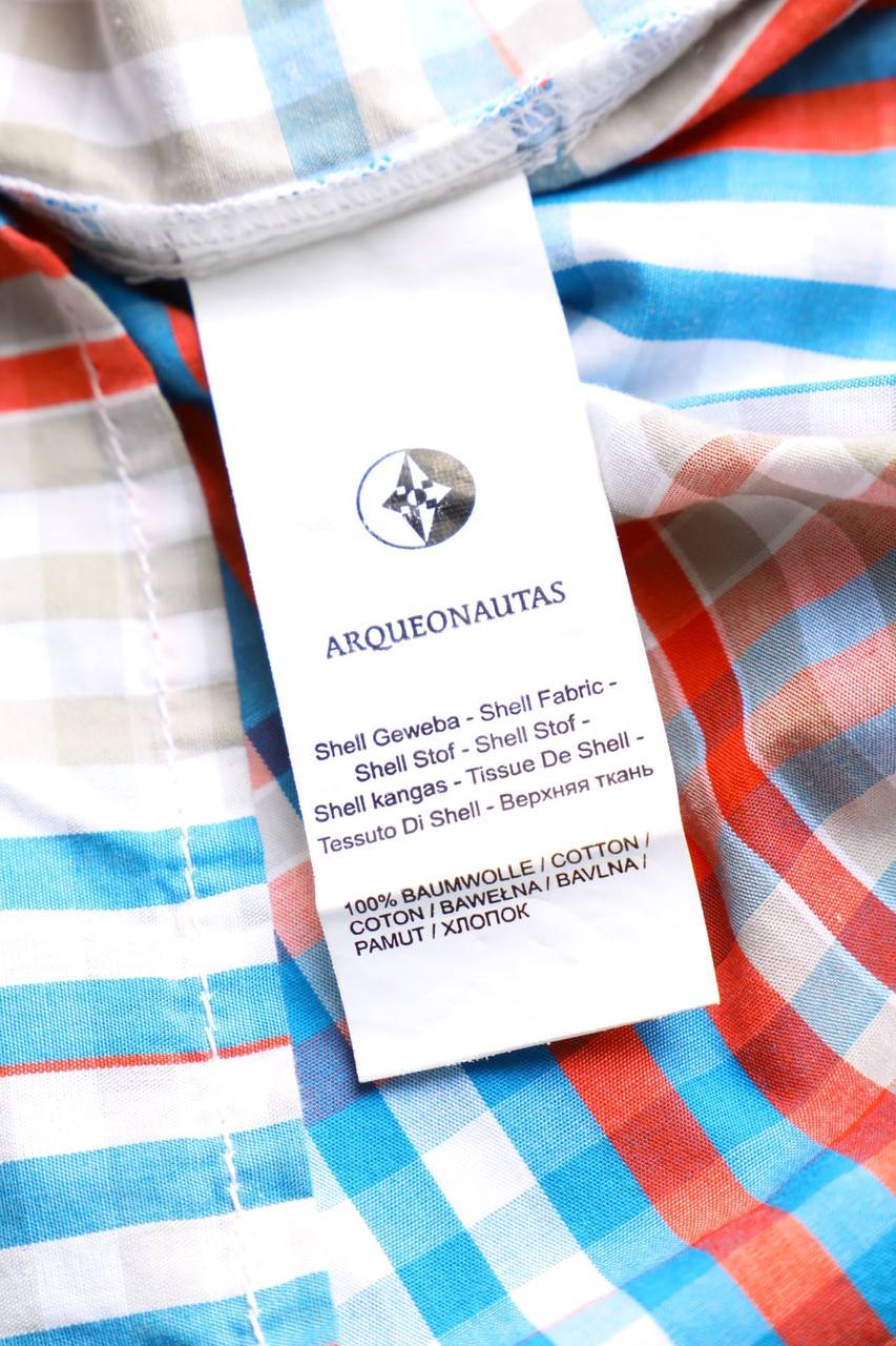 Carou ARQUEONAUTAS Kariertes Hemd Mit Logo-Plakette