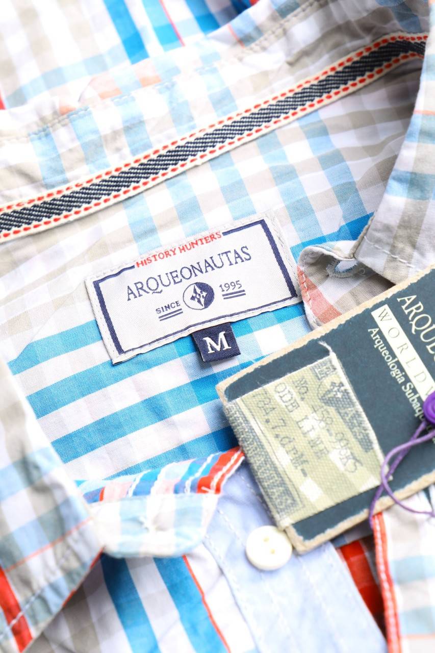 Carou ARQUEONAUTAS Kariertes Hemd Mit Logo-Plakette