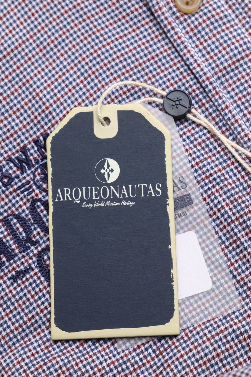 Carou ARQUEONAUTAS Kariertes Hemd Mit Logo-Stickerei