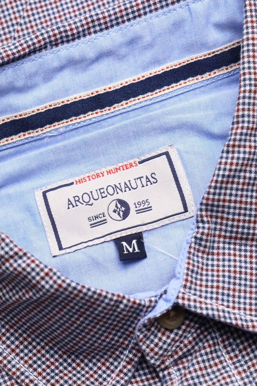 Carou ARQUEONAUTAS Kariertes Hemd Mit Logo-Stickerei
