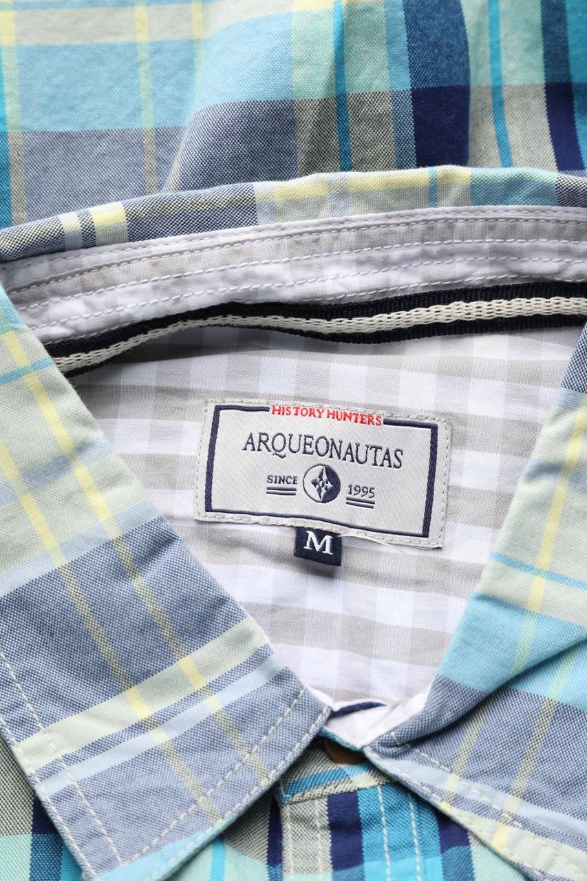 Carou ARQUEONAUTAS Kariertes Hemd Mit Logo-Stickerei