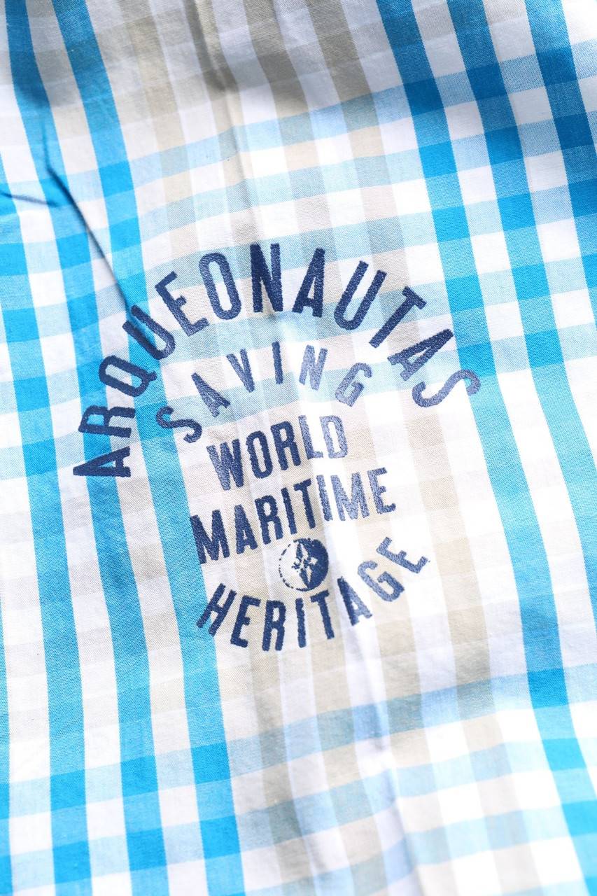 Carou ARQUEONAUTAS Kariertes Hemd Mit Logo-Stickerei