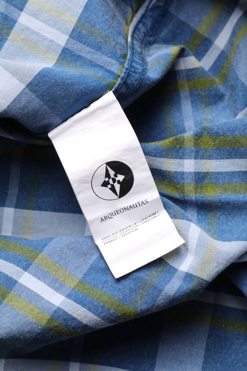 Carou ARQUEONAUTAS Kariertes Hemd Mit Logo-Stickerei