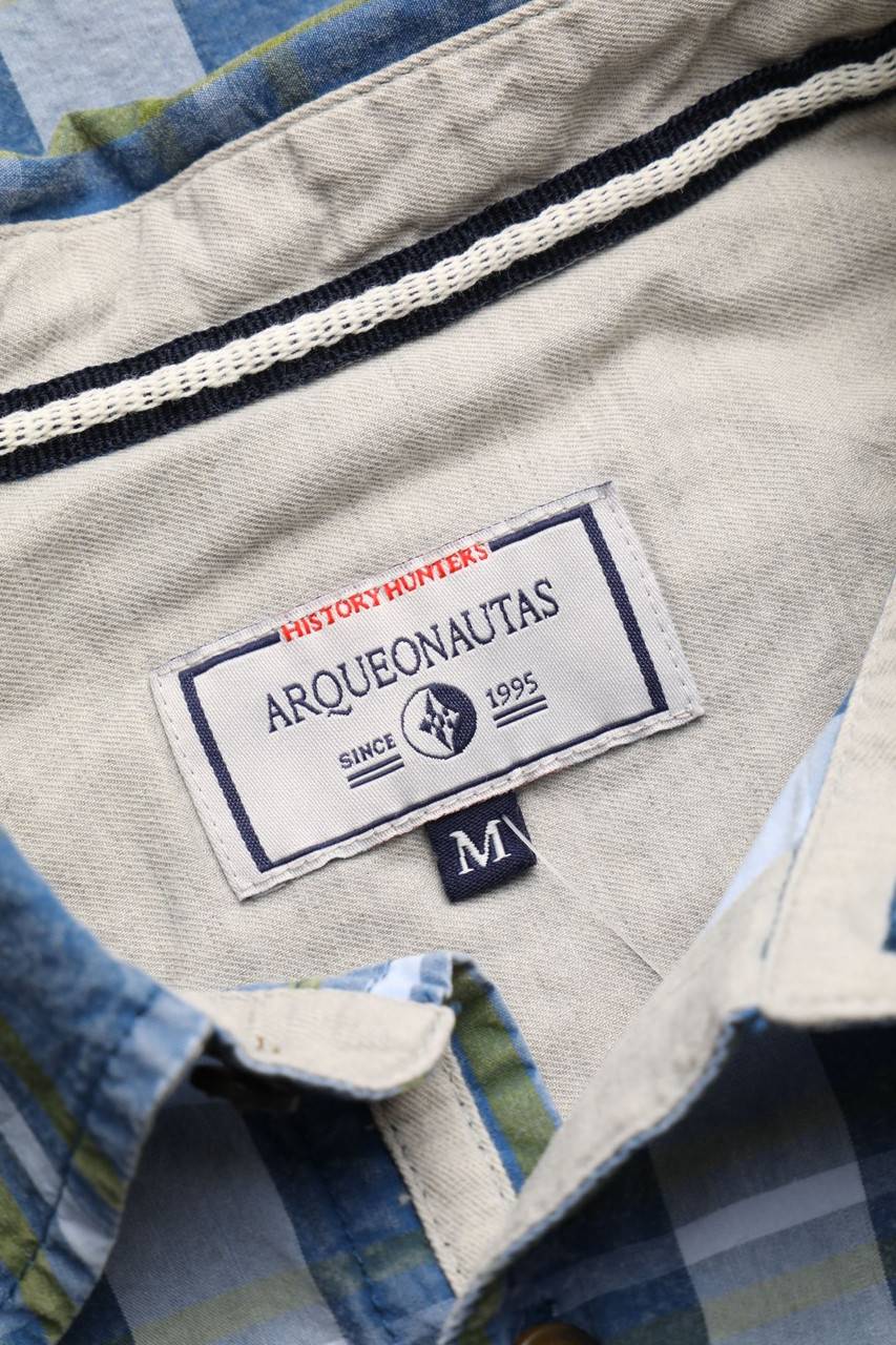 Carou ARQUEONAUTAS Kariertes Hemd Mit Logo-Stickerei