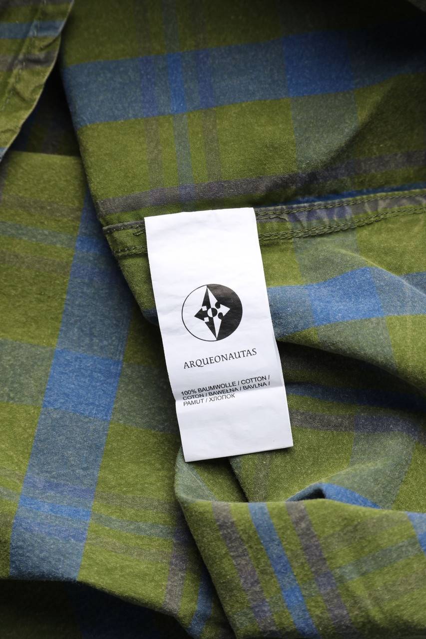Carou ARQUEONAUTAS Kariertes Hemd Mit Logo-Stickerei
