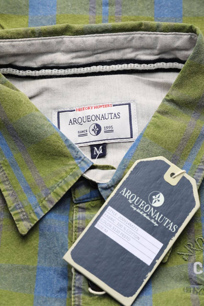 Carou ARQUEONAUTAS Kariertes Hemd Mit Logo-Stickerei