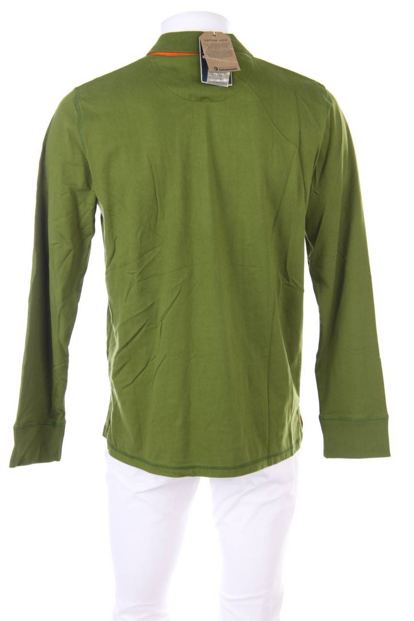 Carou ARQUEONAUTAS Longsleeve-Poloshirt Mit Logo-Print
