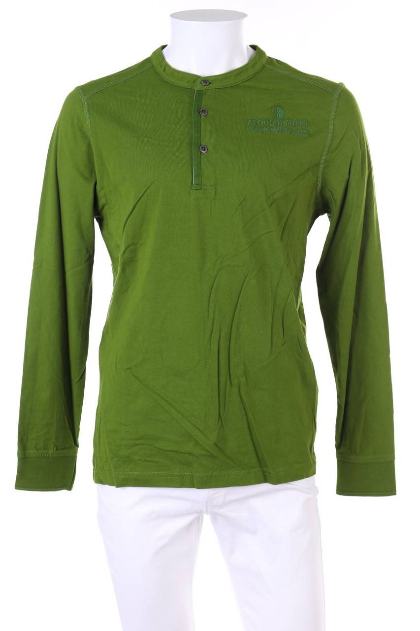 Carou ARQUEONAUTAS Longsleeve-Shirt mit Logo-Stickerei