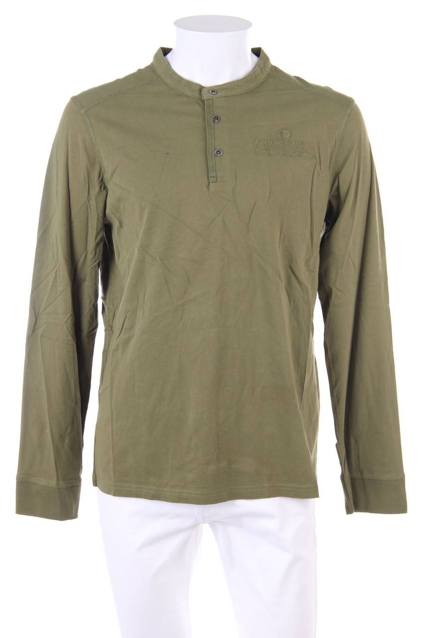 Carou ARQUEONAUTAS Longsleeve-Shirt mit Logo-Stickerei