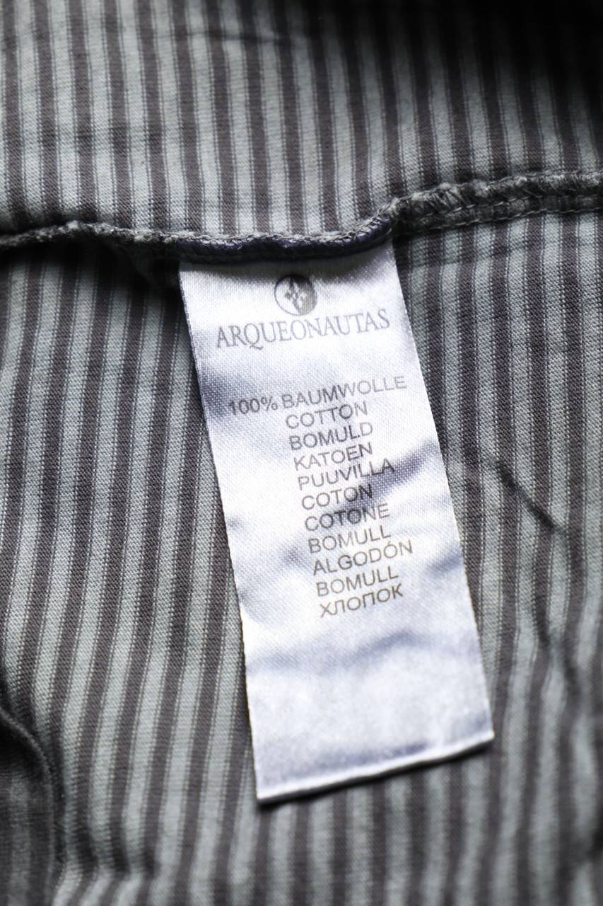 Carou ARQUEONAUTAS Used Look-Longsleeve-Poloshirt Mit Streifen