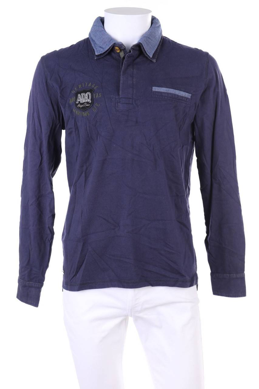 Carou ARQUEONAUTAS Used Look-Longsleeve-Shirt im Layer Look