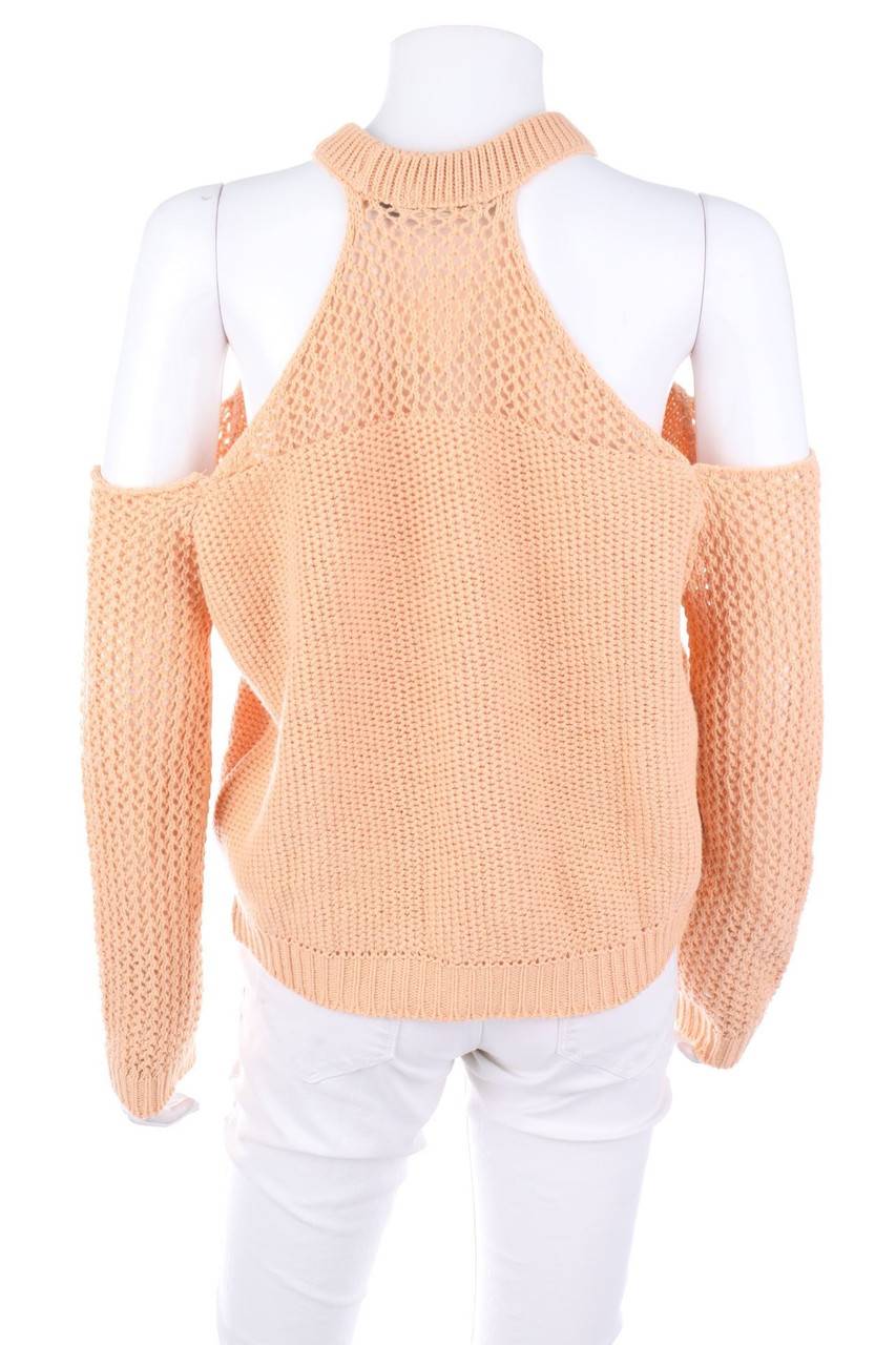 Carou Asos Cold-Shoulder-Strick-Pullover Mit Lochstrick-Details
