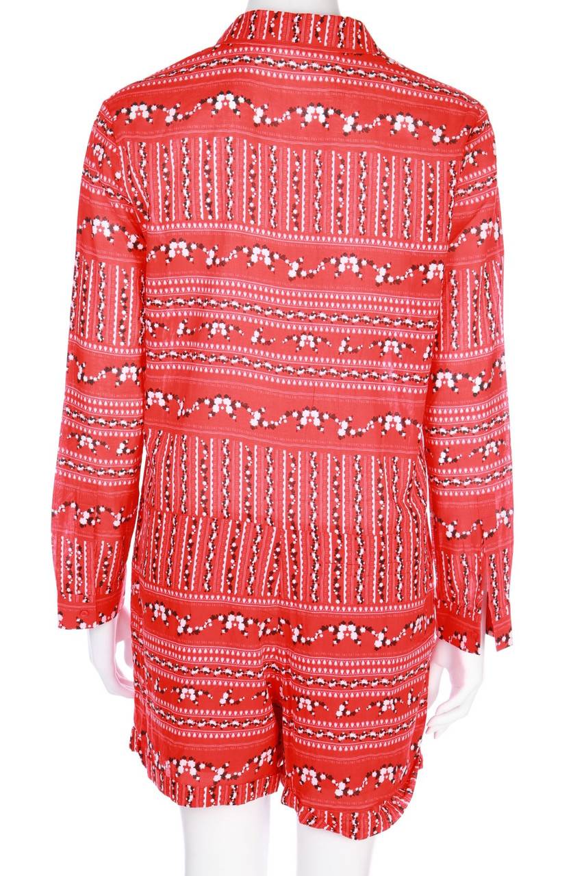 Carou Athé Vanessa Bruno Playsuit Aus Baumwolle Mit Print