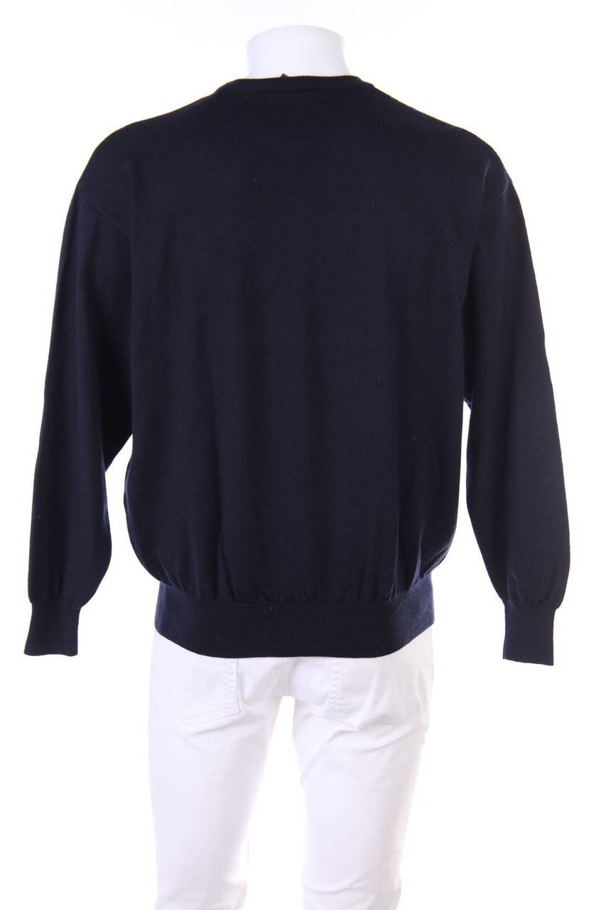 Carou ATWARDSON Schurwoll-Pullover Mit überschnittener Schulter